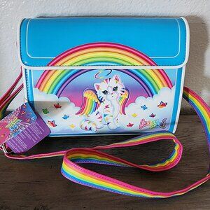 Loungefly Lisa Frank Angel Kitty Crossbody Bag